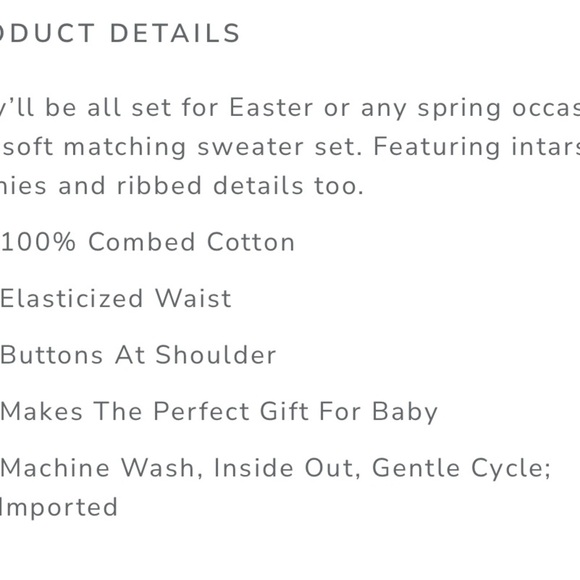 Janie and Jack Gray Bunny Matching Set - Picture 5 of 5